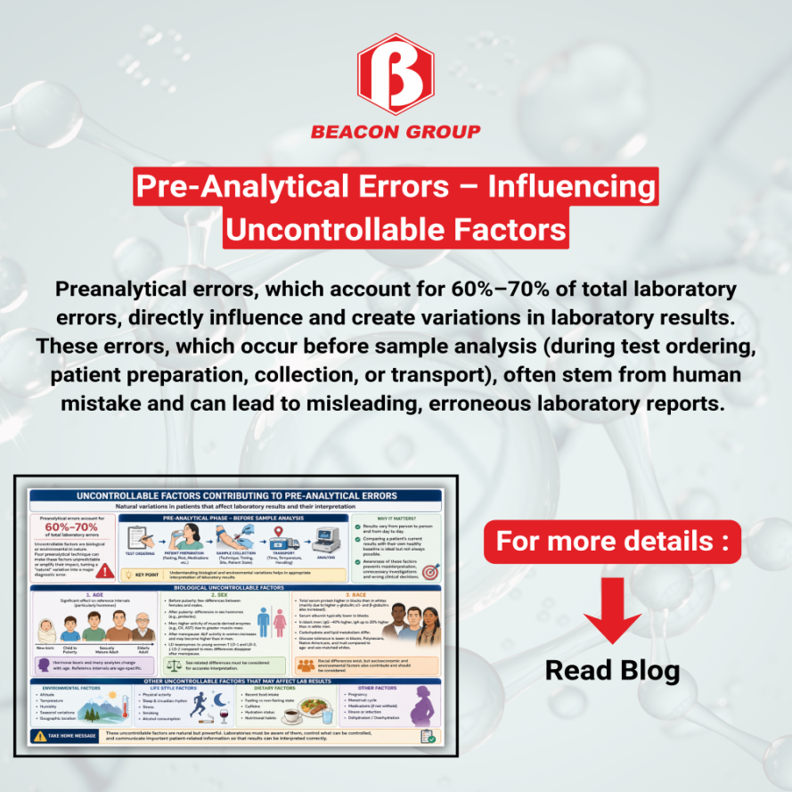 Pre-Analytical Errors - Understanding the Uncontrollable Factors That Influence Laboratory Results